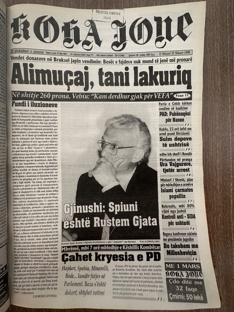 Koha Jonë 1998-02-21